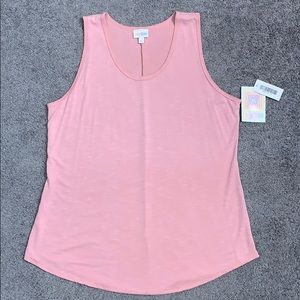 LuLaRoe peach colored stretchy tank top XL NWT